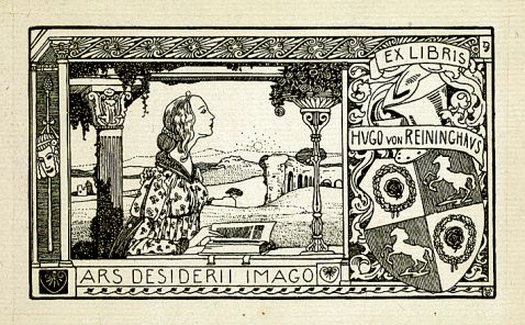 Heinrich Vogeler - 16 Bll. Exlibris