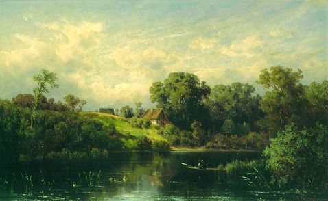 Adolf Conrad Mosengel - Holsteinische Landschaft