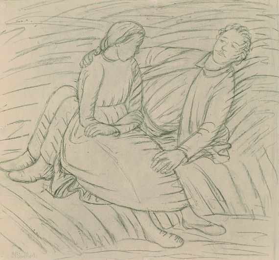 Ernst Barlach - Sitzendes Paar