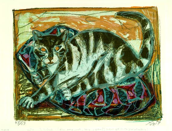 Otto Dix - Katze