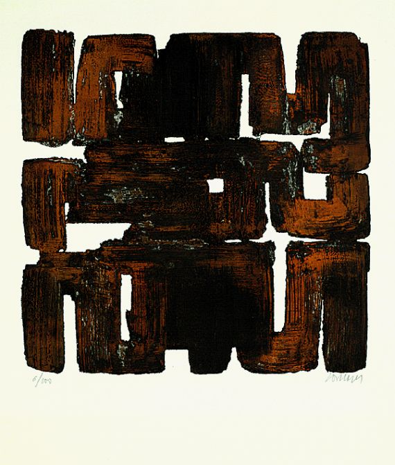 Pierre Soulages - Eau-forte no 11