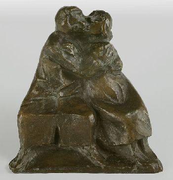 Ernst Barlach - Kussgruppe I. 1921