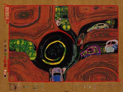 Friedensreich Hundertwasser - Kreisverkehr der Staßengekreuzigten