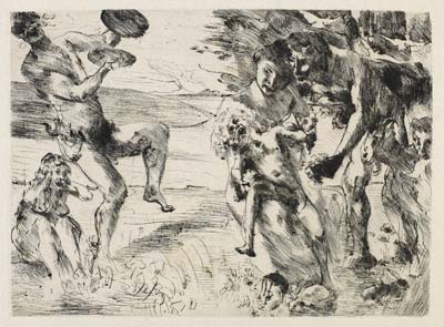 Lovis Corinth - 6 Bll. aus: Antike Legenden