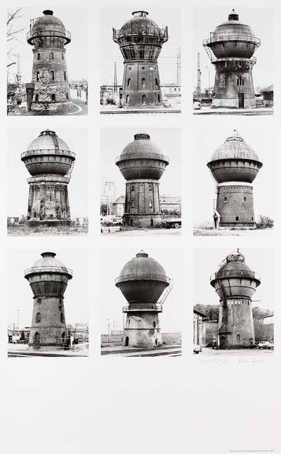 Bernd und Hilla Becher - Typologie Wassertürme