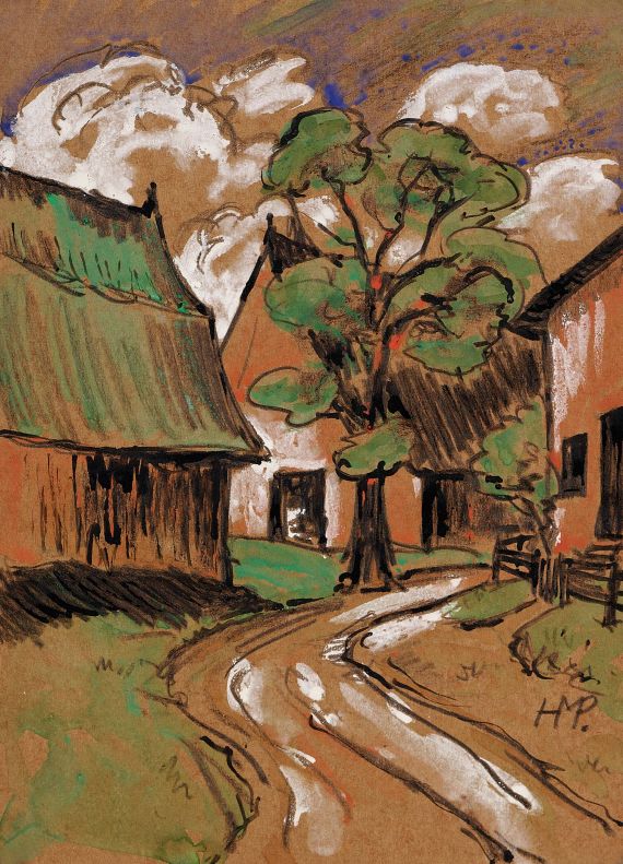 Hermann Max Pechstein - Dorfstraße