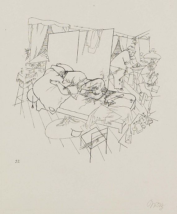 George Grosz - Lustmord in der Ackerstrasse