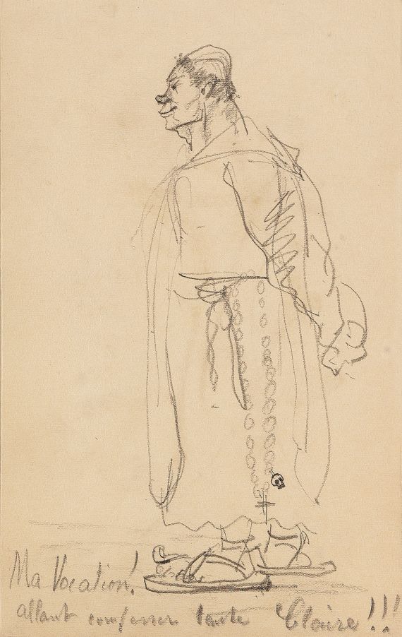 Henri de Toulouse-Lautrec - Ma vocation! Allant confesser tante Claire