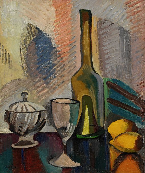 Auguste Herbin - Nature morte aux deux citrones