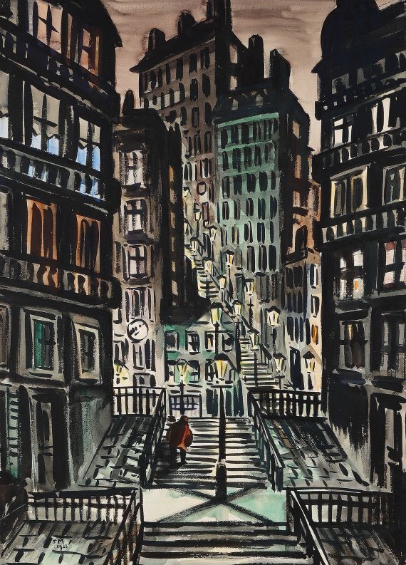 Frans Masereel - Montmartre