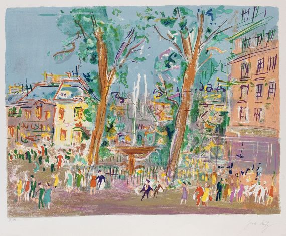 Jean Dufy - Après-midi dans le parc