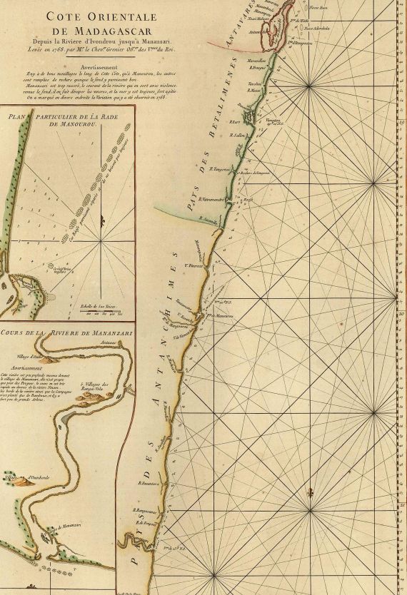 J. B. N. D. de Après de Mannevillette - Madagaskar und afrikanische Südostküste.