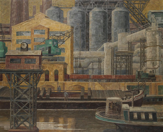 Heinrich Rüter - Industrielandschaft Duisburger Hafen