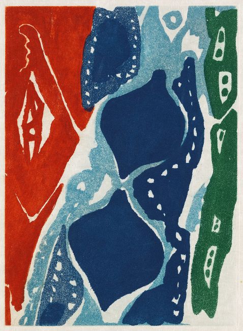 Ernst Wilhelm Nay - Farbaquatinta 1965-7