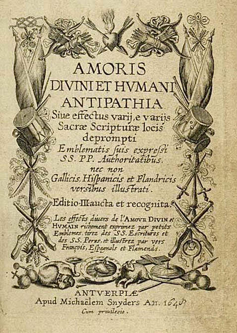   - Amoris divini et humani antipathia