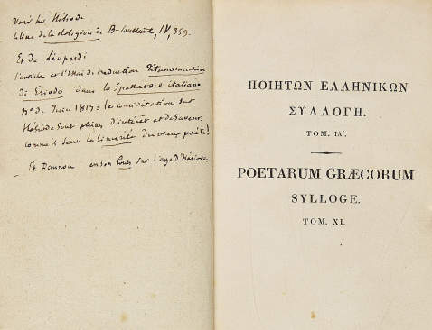  Hesiod - Opera. 1824.