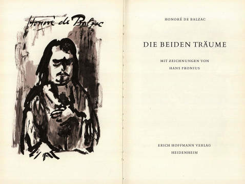 Honoré de Balzac - Beiden Träume. 1959.