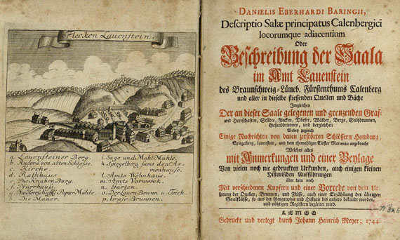   - Beschreibung der Saala. 1744