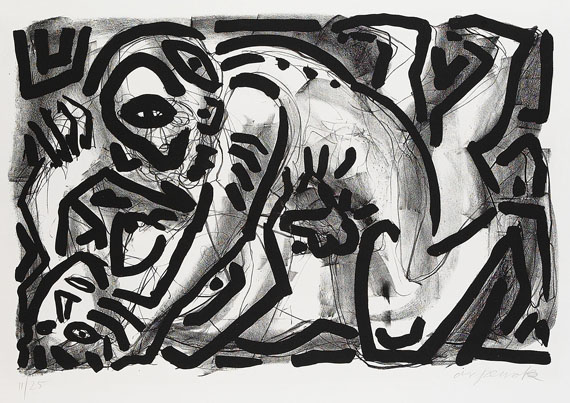 A. R. (d. i. Ralf Winkler) Penck - Ohne Titel