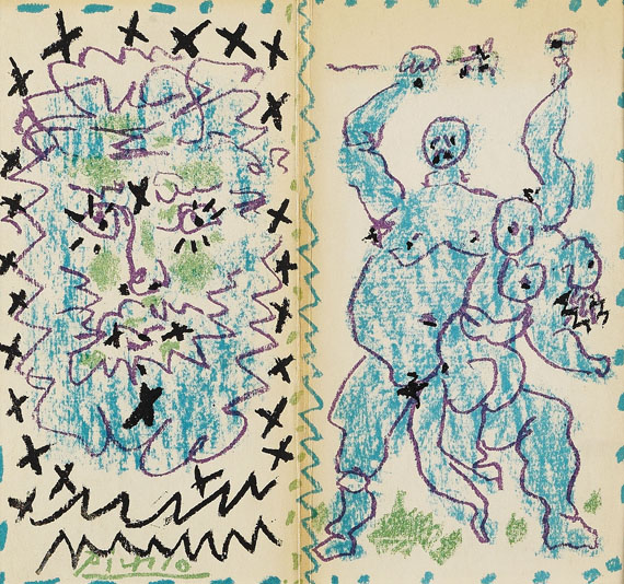 Pablo Picasso - Einband für einen Katalog: Picasso. Dessins d