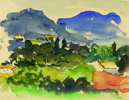 Hans Olde - Landschaft in der Provence