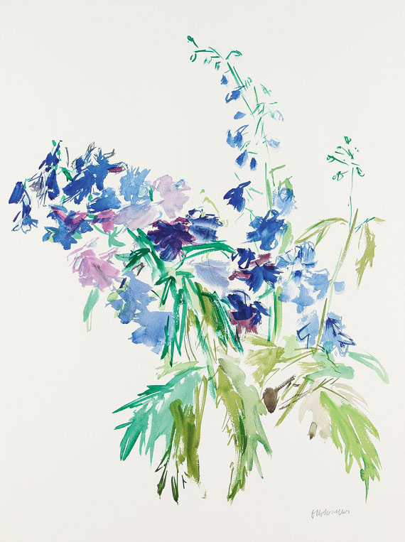 Oskar Kokoschka - Delphinium