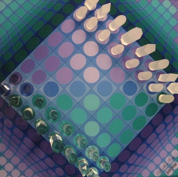 Victor Vasarely - Schachspiel