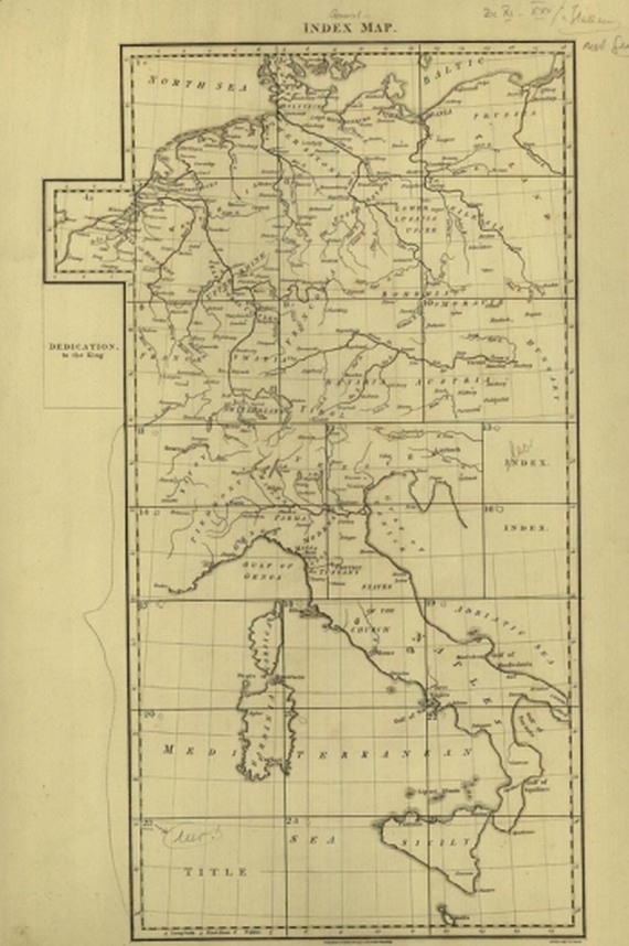 Europa - 22 Bll. (von 27): A general map of the Empire of Germany, Holland, the Netherlands, Switzerland ...