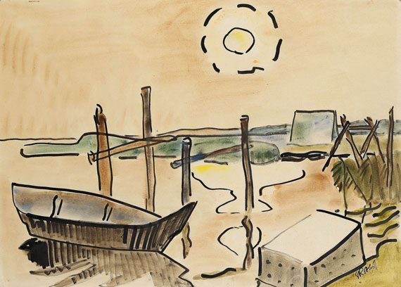 Karl Schmidt-Rottluff - Nachmittagsonne am Lebasee