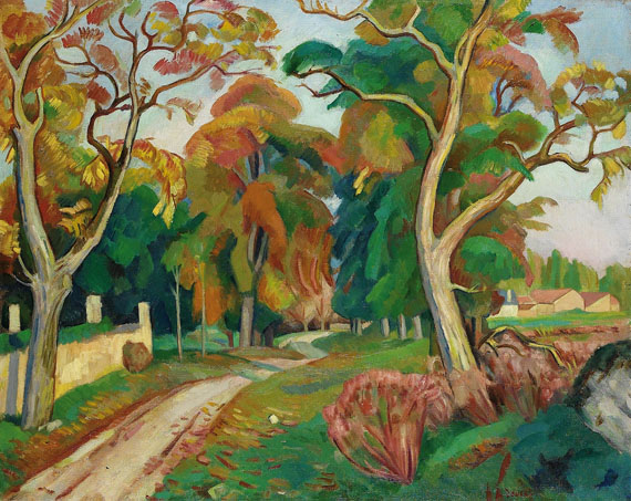Henri Doucet - Chemin aux arbres