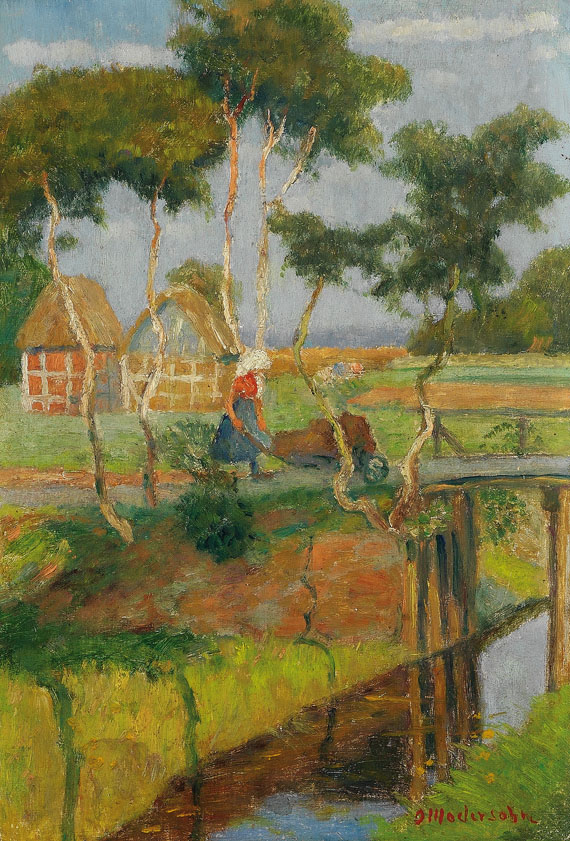 Otto Modersohn - Moorbrücke