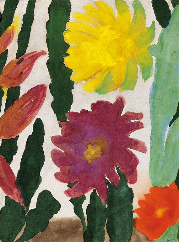 Emil Nolde - Blühende Kakteen