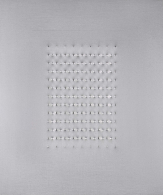 Enrico Castellani - Superficie argento
