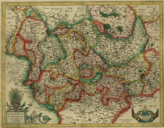  Norddeutschland - 4 Bll. Karten von Schleswig-Holstein und Niedersachsen.