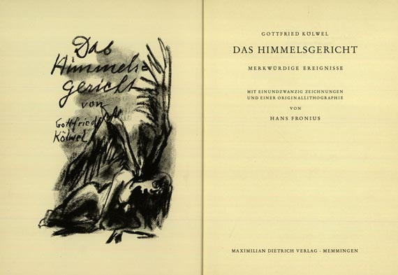 Hans Fronius - Kölwel, das Himmelsgericht. 1967