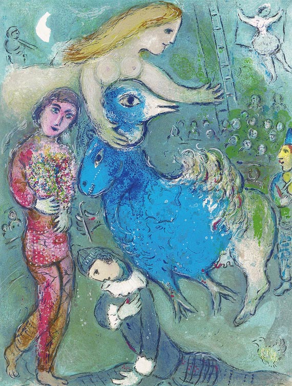 Marc Chagall - Aus: Der Zirkus