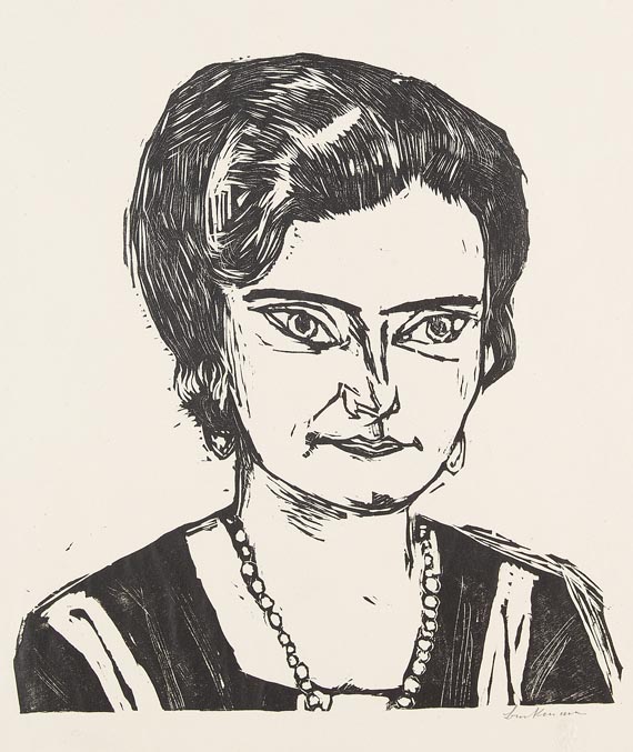 Max Beckmann - Bildnis Frau H.M. (Naila)