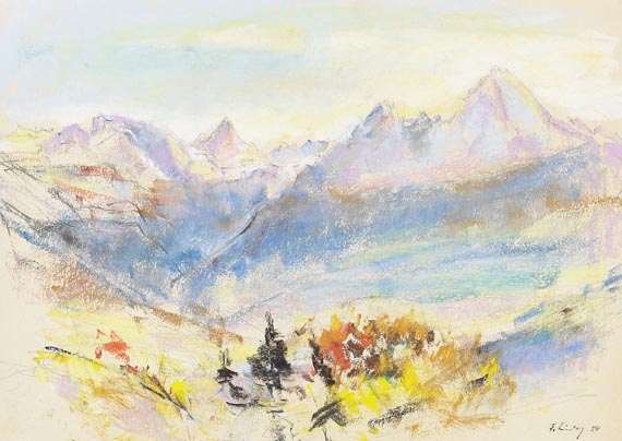 Friedrich Ludwig - Watzmann von der Kniefelspitze