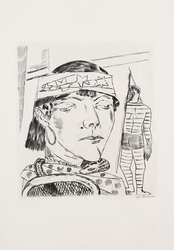 Max Beckmann - Schlangendame