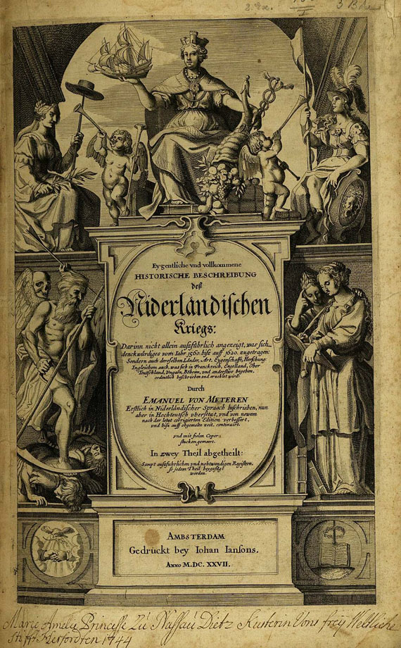 Niederlande - Meteren, E. von, Niederländischen Kriegs, 1627.