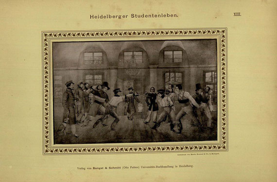 Studentica - Heidelberger Studentenleben, 1886.