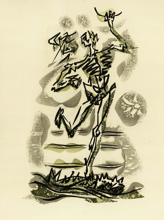 André Masson - Malraux, André, Les conquéramts. 1949