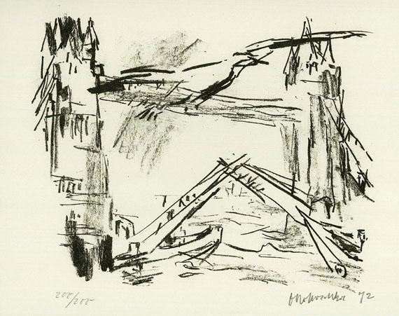 Oskar Kokoschka - Londoner Ansichten. 1972 (29)