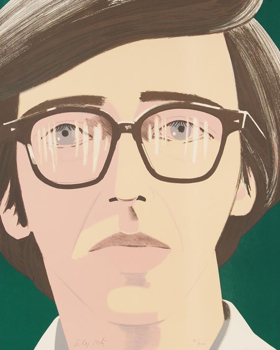 Alex Katz - Portrait of a Poet: Kenneth Koch