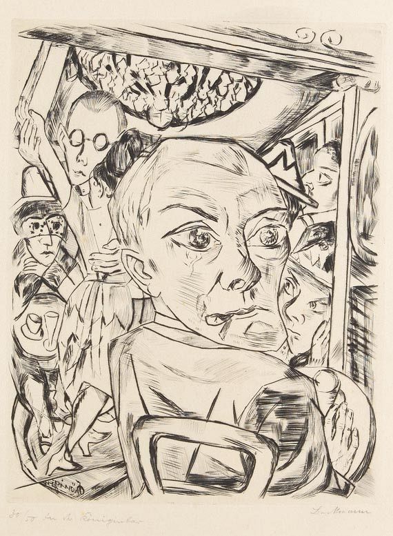 Max Beckmann - Königinbar (Selbstbildnis)