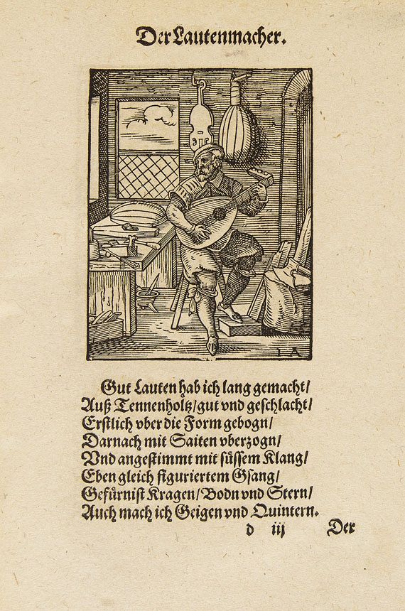 Hans Sachs - Beschreibung aller Stände. 1574. - Autre image