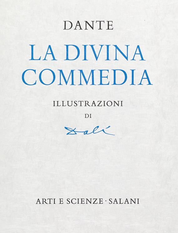 Salvador Dalí - Dante, Divina Commedia. 9 Bde. (Ldr.-Schuber) 1964 - Autre image