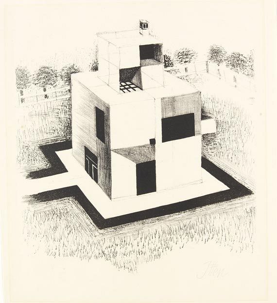  Mappenwerk - Bauhaus-Drucke. Neue Europäische Graphik. Erste Mappe. Meister des Staatlichen Bauhauses in Weimar - Autre image