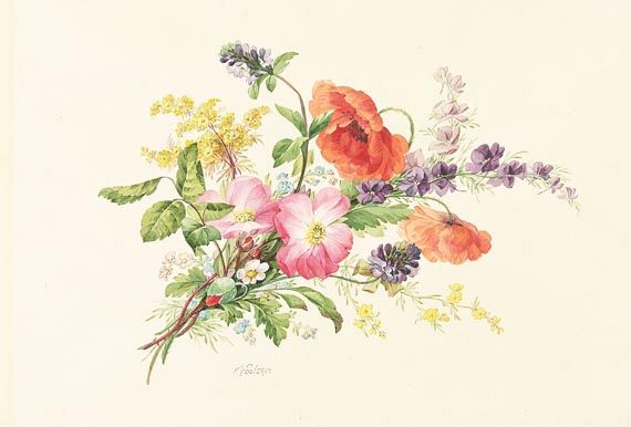 Gottfried Wilhelm Völcker - Wildblumenbukett