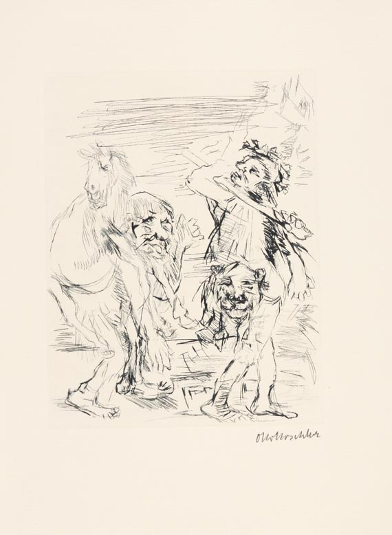 Oskar Kokoschka - Aristophanes, Die Frösche, 1968.